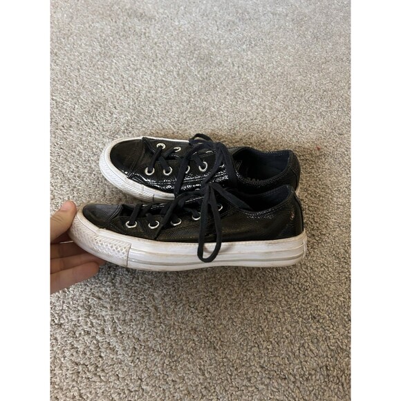 Converse Chuck Taylor All Star Ox Women's Shoes Black-White 558002c Women’s 5 - Picture 3 of 7